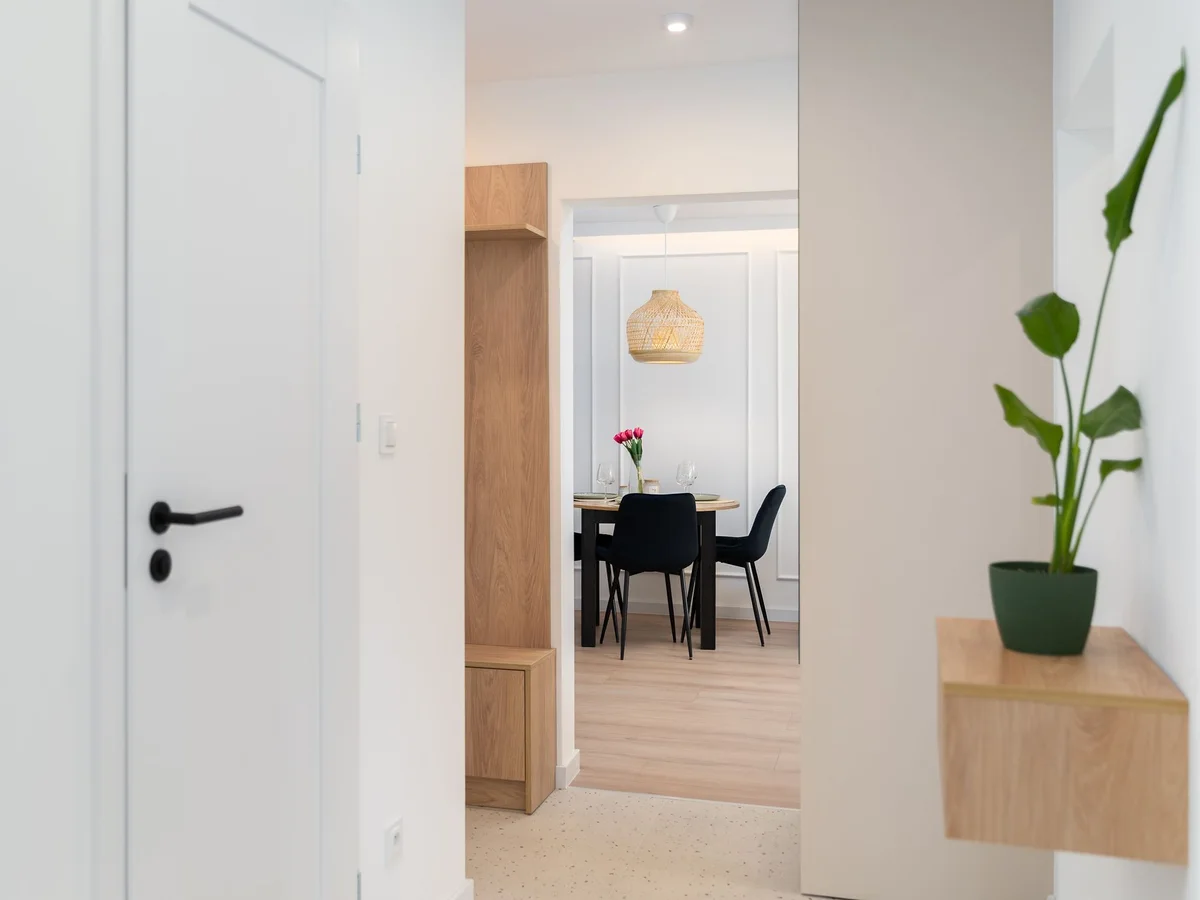 Composição editorial do estudo Apartamento Ritmo Calmo
